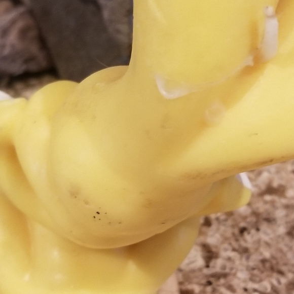 Fun Yellow and Pink GURLEY EASTER Bunny Candle - Picture 12 of 16